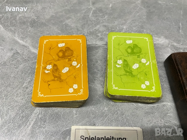 Ass-Spiele Patience двойно тесте мини карти с оригинален калъф, снимка 4 - Карти за игра - 53951272