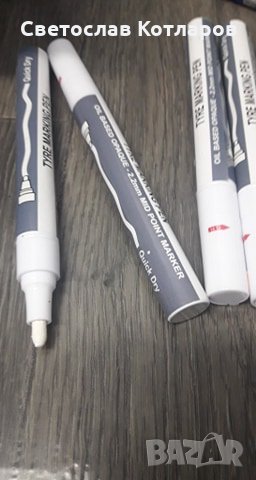бял маркер за гуми , снимка 2 - Аксесоари и консумативи - 30360639