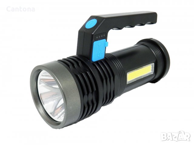 LED акумулаторен фенер и лампа със дръжка, LED + COB диоди, снимка 3 - Къмпинг осветление - 31691863