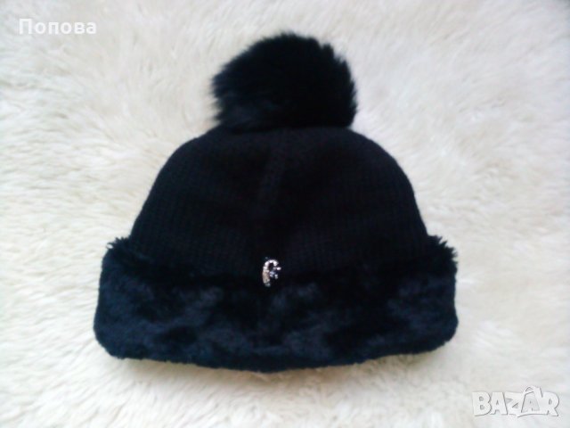 Маркова  италианска шапка/ лисица и вълна 50%, снимка 7 - Шапки - 31535201