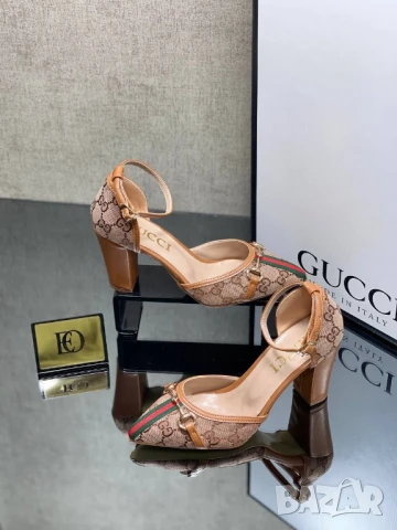 обувки на ток gucci , снимка 7 - Дамски обувки на ток - 50673331