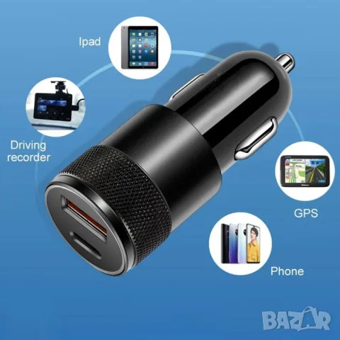 Адаптер за запалка с USB и PD Type-C, снимка 2 - Аксесоари и консумативи - 55863718