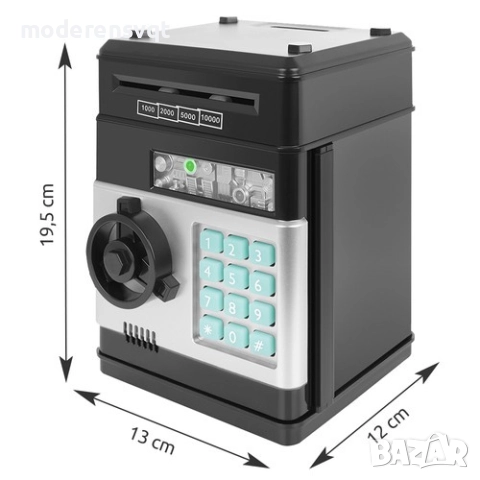 Касичка сейф електронен банкомат с пин, снимка 7 - Други - 51523716