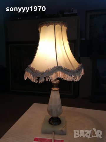 мраморна лампа 35х20см внос франция 1502212107, снимка 10 - Колекции - 31828499