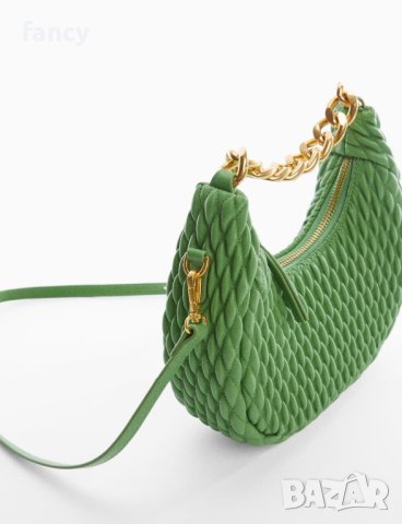 Зелена мини чанта Mango, снимка 2 - Чанти - 42916695