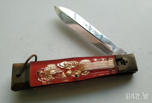 Старо джобно ножче, снимка 1 - Антикварни и старинни предмети - 30328912