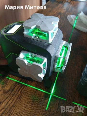 лазерен нивелир Huepar + приемник, снимка 5 - Други инструменти - 54086864