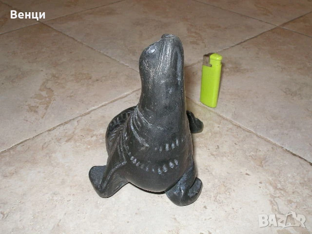 Чугунена Фигура Скулптура, снимка 6 - Антикварни и старинни предмети - 51013957
