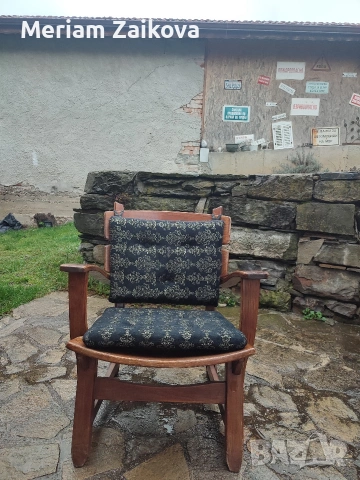 фотьойл от масивен дъб 