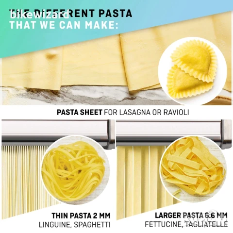 Ръчна машина за паста с 7 регулируеми нива НОВА, снимка 5 - Други - 50744659