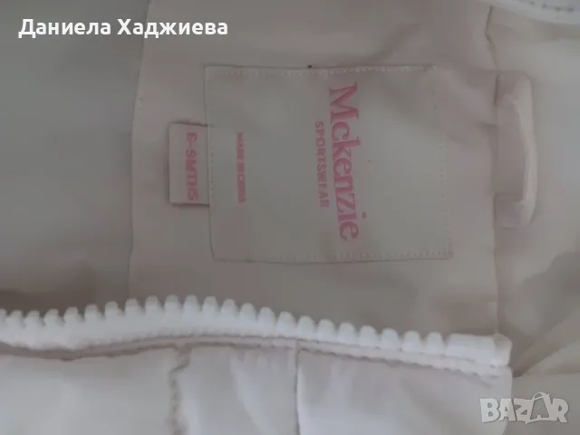 Топло зимно бебешко яке McKenzie с пухена качулка, снимка 4 - Бебешки якета и елеци - 56127371