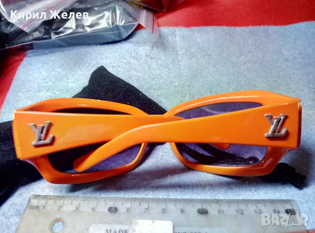 LV MADE in ITALY ШИКОЗНИ ФЕШЪН АРТ МОДЕЛ СЛЪНЧЕВИ ОЧИЛА с КАЛЪФ 47695