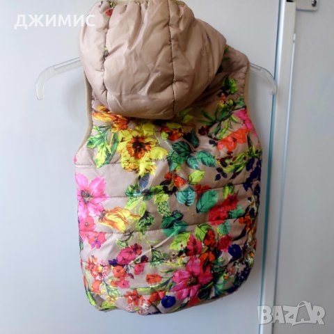 Като нова! Грейка за момиче на цветя, снимка 4 - Детски якета и елеци - 31484940