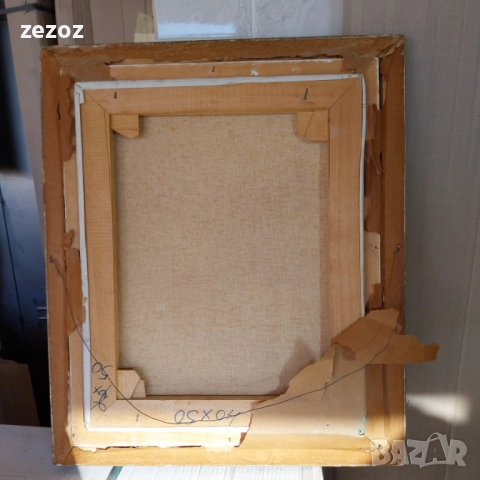 Авторска картина "Червеният град", снимка 11 - Картини - 52164613