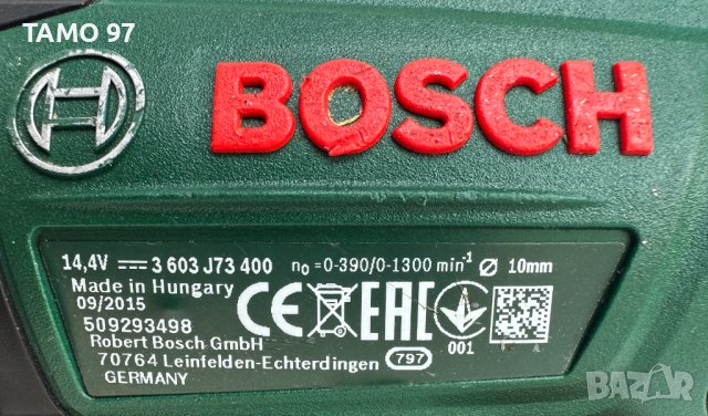 Bosch PSR 14.4 Li-2 - Akумулаторен винтоверт 14.4V, снимка 4 - Винтоверти - 44275204