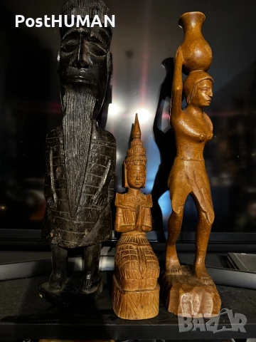 Дървени статуетки, снимка 2 - Статуетки - 51072821