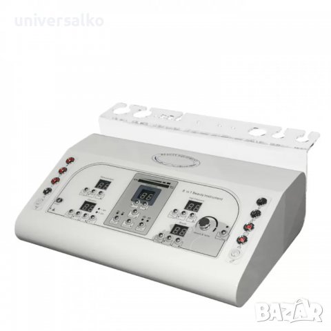 Козметичен уред 8 в 1 дарсонвал, четков пилинг, йонофореза, ултразвук, вакуум и спрей, снимка 2 - Козметични уреди - 39630954