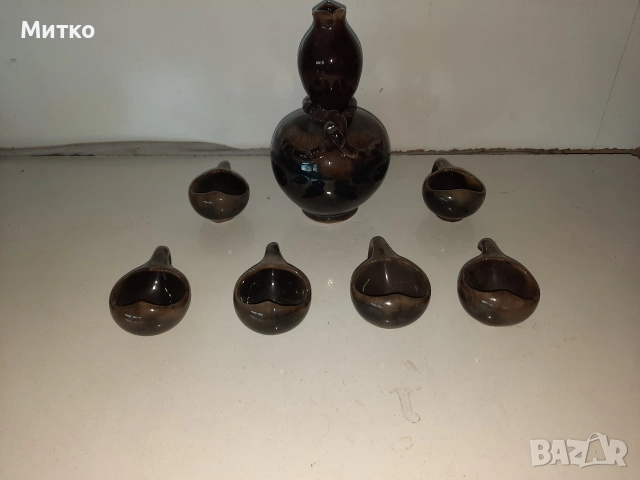 Ретро Битови керамични сервизи за ракия.