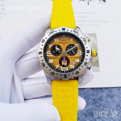 Мъжки часовник Breitling Endurance Pro Yellow с кварцов механизъм, снимка 1 - Мъжки - 39335698