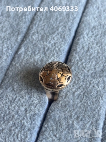 Стар златен пръстен 6.36гр 14к, снимка 2 - Пръстени - 54184946