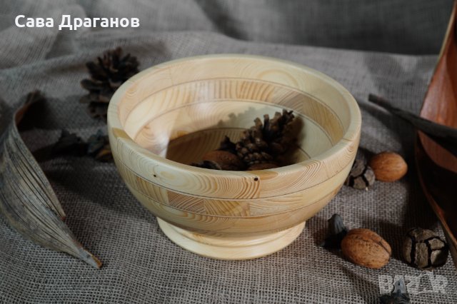 Дървена купа, снимка 8 - Други - 38812019