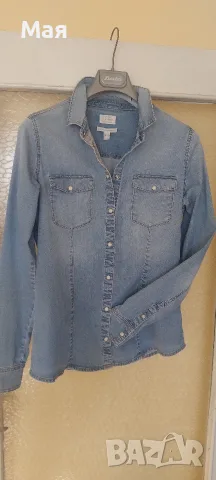 Дамска дънкова риза Esprit, снимка 8 - Ризи - 56348049