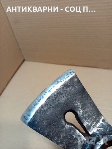 Соц Стара Голяма Масивна Кована Тесла 0.750кг. НОМЕР 1311., снимка 8 - Антикварни и старинни предмети - 53892165