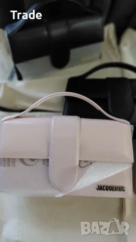 Оригинална кожена чанта Jacquemus Le Grand Bambino , снимка 11 - Чанти - 55929759