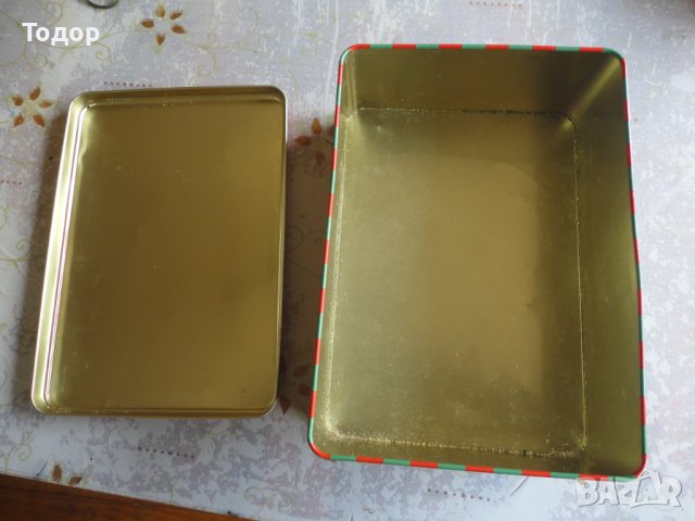 Литографска тенекиена ламаринена кутия 11, снимка 5 - Колекции - 40590879