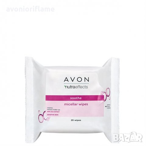 Почистващи кърпички за лице с Мицеларна вода Avon 