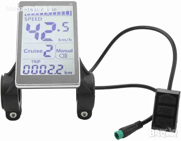 M5 LCD Премиум Дисплей за Електрически Велосипеди и Скутери (5-Pin, 24V-60V), снимка 7 - Аксесоари за велосипеди - 55960529