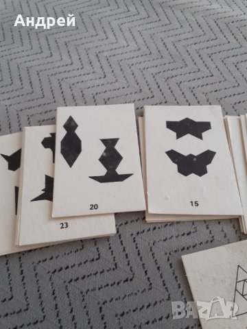 Стари карти Забавни силуети, снимка 4 - Други ценни предмети - 31332208