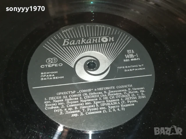 СОФИЯ 2307251644LCHERY, снимка 4 - Грамофонни плочи - 51118847