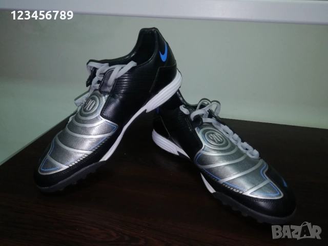Nike T90 Total 90 Laser Shoot оригинални маратонки обувки спортни 46 номер черни стоножки