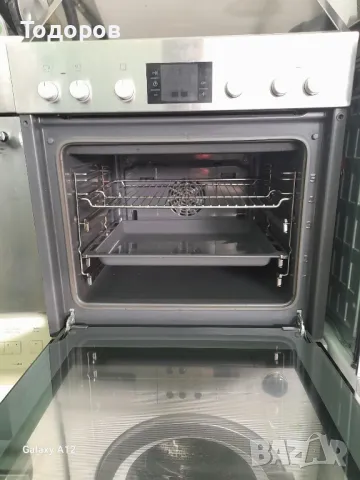 Фурна за вграждане и керамичен плот с котлони Bosch HEA33T150, 66 л , снимка 5 - Печки, фурни - 48603886