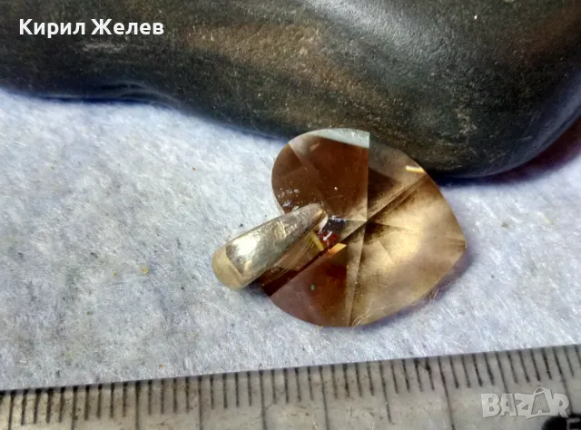 СКЪПОЦЕНЕН ЮВЕЛИРНО ФАСЕТИРАН КРИСТАЛЕН МЕДАЛЬОН СЪРЧИЦЕ със СРЕБРО 925 РОМАНТИЧЕН АРТ ПЕНДАНТ 48811, снимка 7 - Колиета, медальони, синджири - 48818632