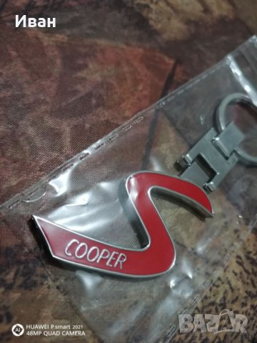 ПРОМО Качественна метална релефна емблема и ключодържател Мини Купър Mini Cooper  S  кола автомобил , снимка 12 - Аксесоари и консумативи - 31130113