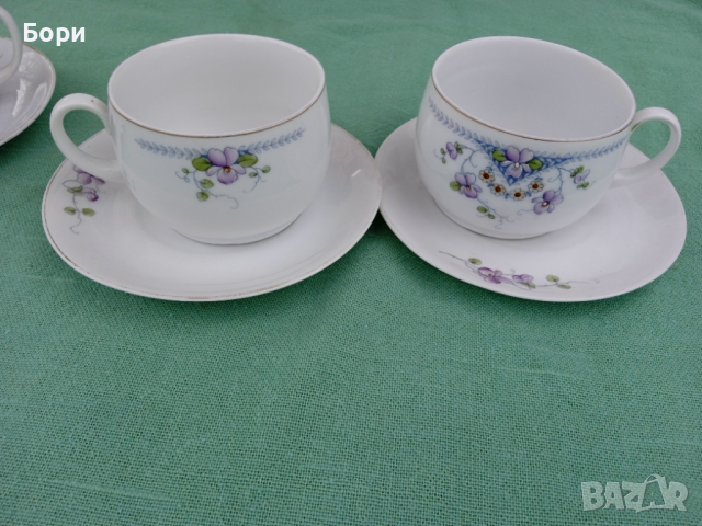 Немски порцелан чаши за чай, снимка 7 - Чаши - 36575183