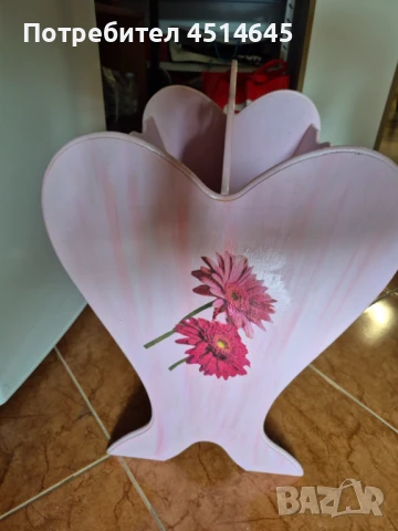 Елегантна поставка за списания и книги в розово , снимка 5 - Други - 50833908