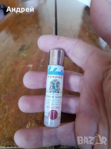 Стара запалка Ballantines, снимка 2 - Запалки - 49405381