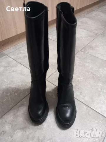 Ботуши естествена кожа 38 номер