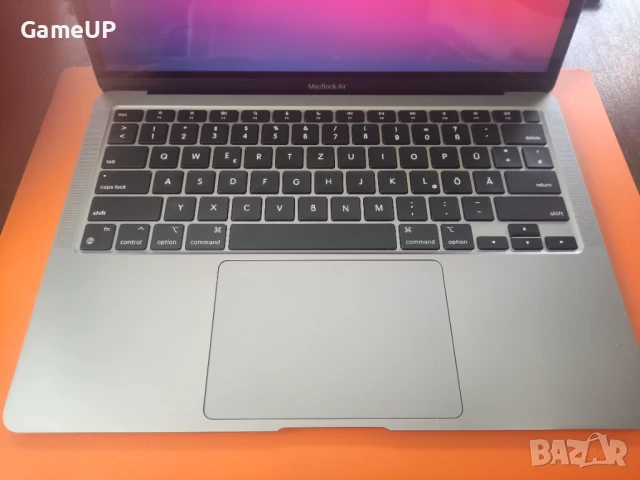 Apple MacBook AIR 13" M1 8 ядра CPU и 8 ядра GPU с 8GB RAM и 512GB SSD, снимка 4 - Лаптопи за работа - 50657964