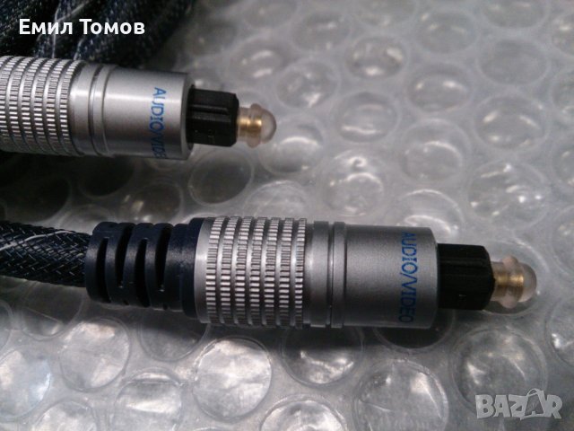 Оптичен цифров кабел Toslink за пренос на аудио и видео 5 метра, снимка 7 - Други - 36652943