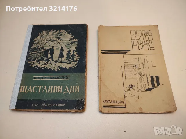 Госпожа Беата и нейниятъ синъ - Артур Шницлер