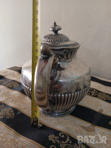 Стара посребрена кана за кафе,чай, снимка 2 - Други ценни предмети - 52532990