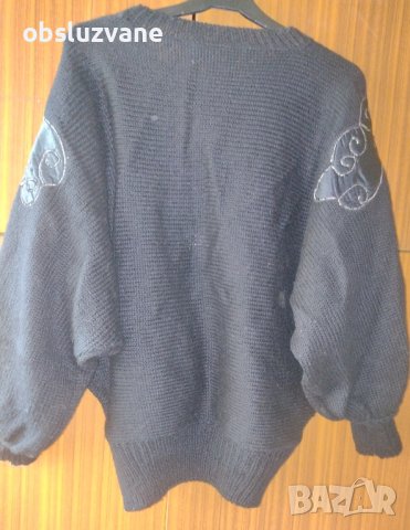  Пуловер-блузон с апликации, снимка 3 - Блузи с дълъг ръкав и пуловери - 42388509