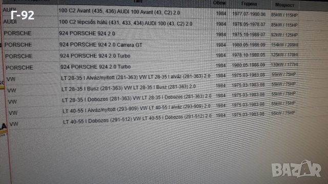 102.769**НОВО**EIRING**ГАРНИТУРА ЗА КАПАКА НА ГЛАВАТА**AUDI**VW**-LT-**PORSCHE**924*06.1975-08.1989*, снимка 6 - Части - 39961413