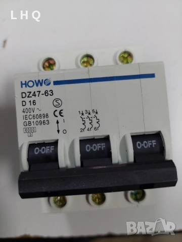 Автоматичен предпазител DZ47-63 / D16-3P