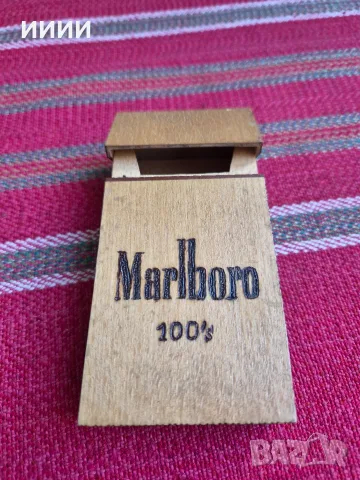 Табакера Marlboro , снимка 2 - Антикварни и старинни предмети - 56373392