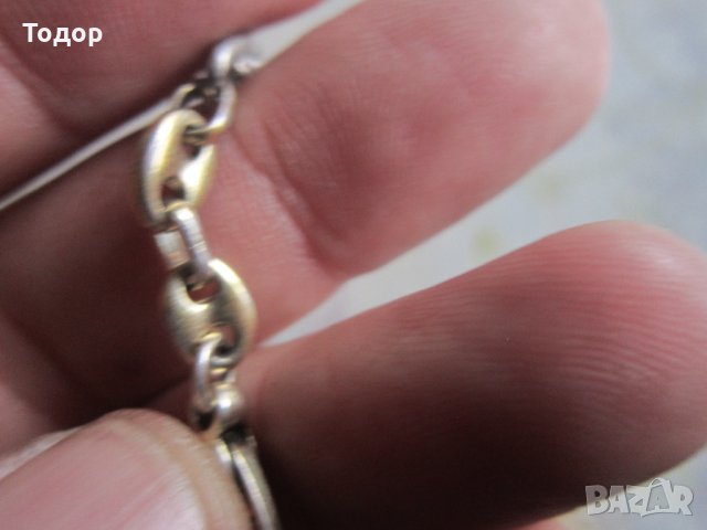 Дизайнерска позлатена сребърна гривна 4, снимка 2 - Гривни - 35194099